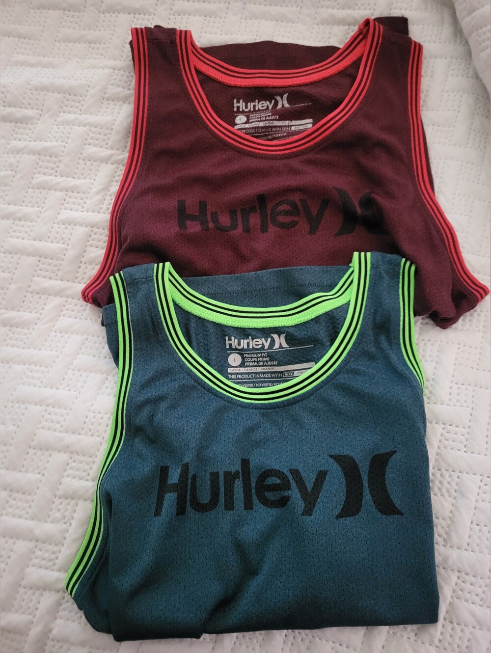 Hurley Tanks- 2 Tanks. Size Large